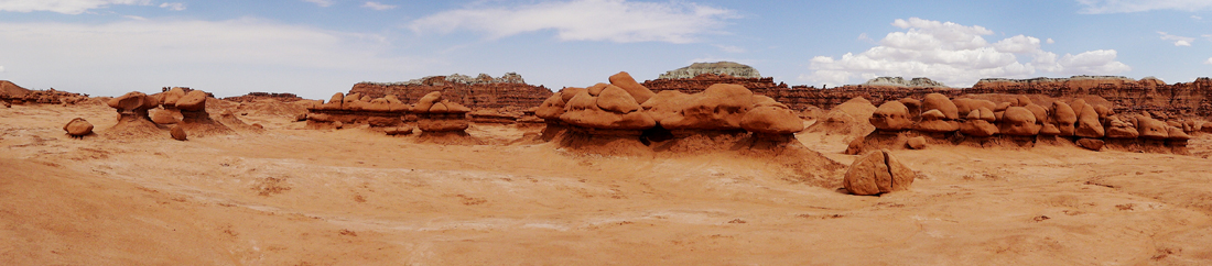 panorama at Goblin Valley State Park